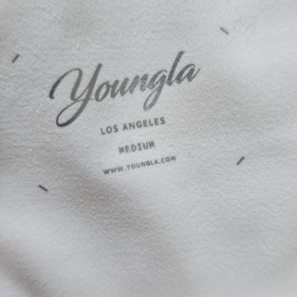 YoungLA White Bike Shorts - Picture 4 of 4